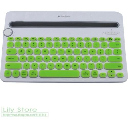 For Logitech K480 Silicone Dustproof mechanical Wireless Bluetooth Desktop keyboard Cover Protector Dust Cover Film
