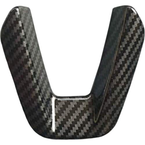 Sport Carbon Fiber Print Interior Steering Wheel Trim for Mazda 3 6 CX-3 CX-5 CX-9 (Carbon Fiber)