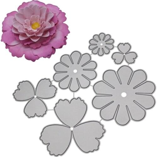 Flower Cutting Dies Stencil For DIY Scrapbooking Embossing Album Paper Craft