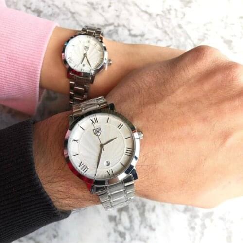 Water GeçirmezÇift SaatSevgili Watches Metal Cord Wrist Storistanbul