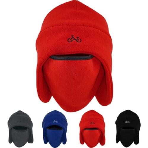 Winter MenS Hat Warm Outdoor Thickening Cycling Woman Windproof And Cold Proof Riding Winter Fleece Ear Caps Baotou Cap