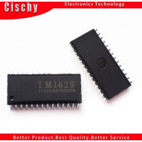 1pcs/lot TM1628 LED driver IC 1628 SOP-28 SMD LED digital display driver IC original - A2125