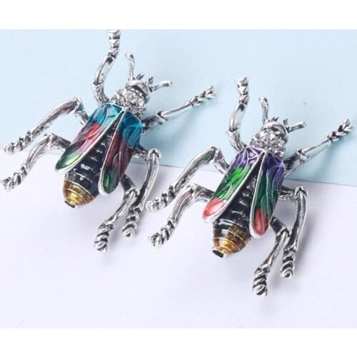 Hot Sale Retro Beetle Brooch for Woman Man 2021 New Insect Jewelry Accessories