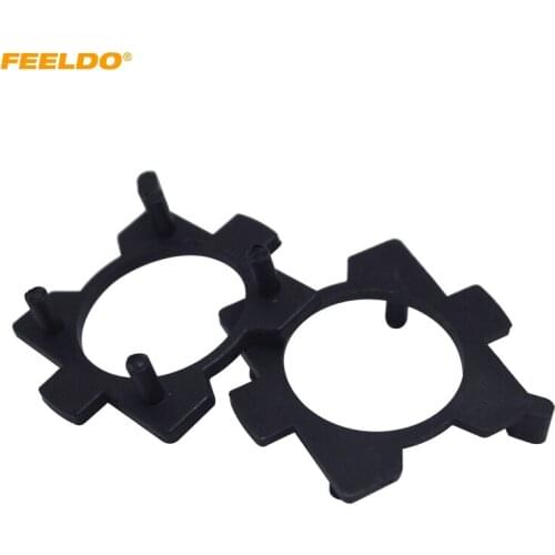 FEELDO 10Pcs H7 LED Headlight Holder Adapters Lamp Base For Mazda CX5/CX7 GEELY SOUEAST V3/V5/V6/DX7 Bulb Holder #5538
