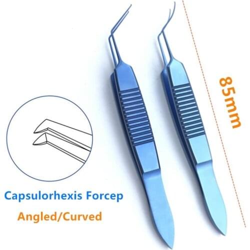Titanium Utrata Style Capsulorhexis Forcep 86mm Ophthalmic Pet Surgical Instruments
