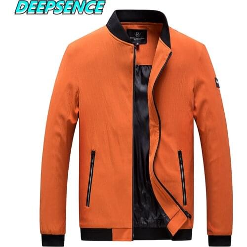 Men Spring Autumn Casual Jacket Coat Men Korean Thin Slim Fashion Trend Cargo Jacket Streetwear Zipper Stand Jacket Men 6Xl