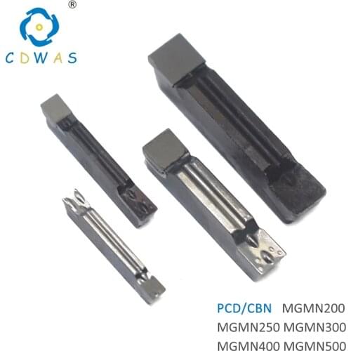 MGMN200 MGMN250 MGMN300 MGMN400 MGMN500 mgmn 2MM-5MM PCD CBN Diamond Grooving Inserts Turning Tool CNC Lathe Cutter Tools
