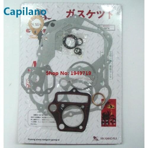 Motorcycle JH70 full gasket complete gasket include cylinder gaket and engine gakset for 70cc JH 70 seal parts