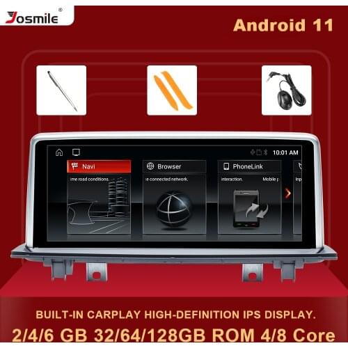 6GB 128GB Android 11 Car Radio Multimedia For BMW X1 F48 2016 2017 2018 NBT Screen GPS Glonass Head Unit Stereo Audio 8 Core