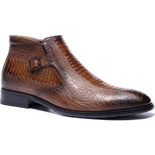 Boots men comfortable brand fashion Ankle boots 2021 leather boots222