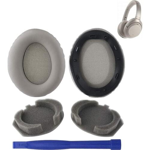 Soft Replacement Earpads Memory Foam Ear Pads Cushion Parts For Sony WH-1000XM3 WH1000XM3 Wireless Noise Cancelling Headphones