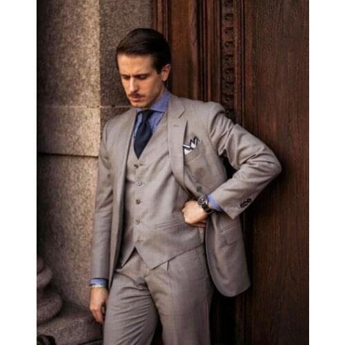 2020 Latest New Arrival Slim Fit Casual Style Men Suits for Wedding Dinner Prom Blazer Suits With Waistcoat Pants 3 Pieces