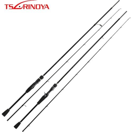 TSURINOYA WOLF Baitcasting Spinning Fishing Rod 1.98/2.09/2.2/2.28m ML Power Line Wt 4-12lb Lure Wt 3-20g 2 pcs Lure Fishing Rod
