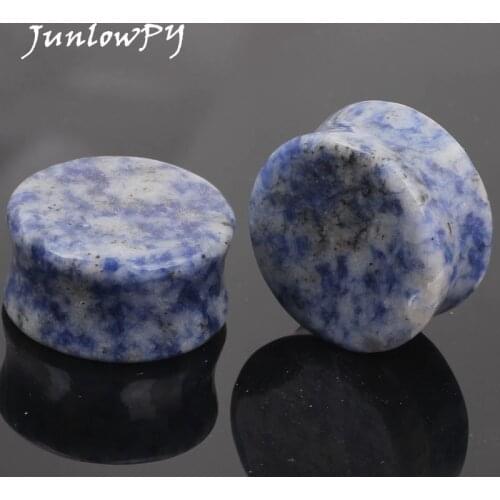 Stone flesh tunnels ear plugs big gauge piercing expander 6mm - 30mm pircing body jewelry for men Ear piercing plug