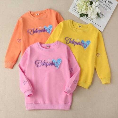 Girls' sweaters new autumn clothes childrens spring autumn childrens bottoming shirt long-sleeved top