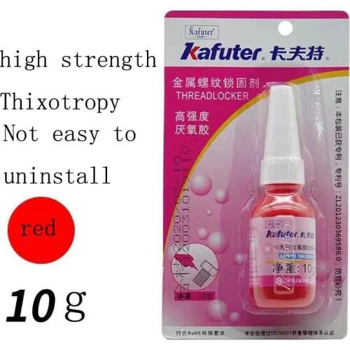 1 PC 10ml Screw Glue Thread Locking Agent Anaerobic Adhesive K-0262 Glue Oil Resistance Fast Curing for All Kinds of Metal Threa