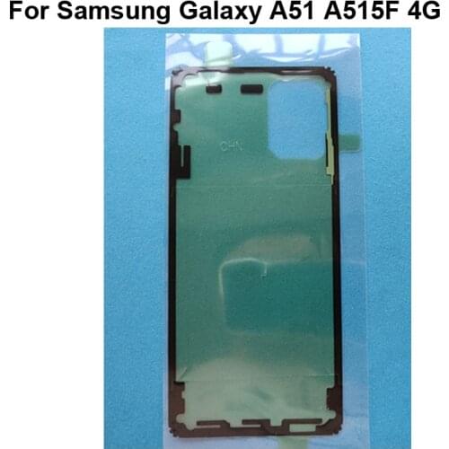 1PC Adhesive Tape 3M Glue Back Battery cover For Samsung Galaxy A51 A515F 4G 3M Glue 3M Glue Back Rear Door Sticker A 51