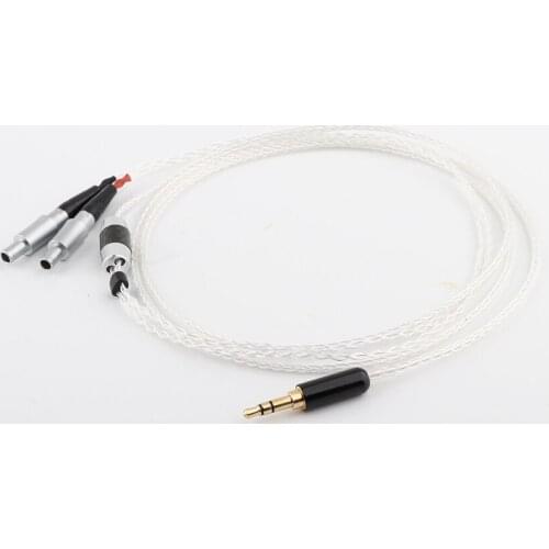 2.5/3.5/4.4mm/6.35/XLR Balanced 8 Cores eHeadphone Upgrade Cable Cable ForHD800 HD800S HD820