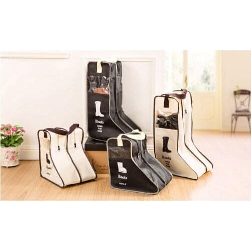 2size Korean Snow Boots Storage Bag Non-Woven Fabric Visualization Shoe Dustproof Covers Boots Dust Bags Boot Bag Shoe Cover