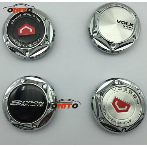 20pcs/set 68mm SPOON sports vossen ENKEI Volk Rays Badge Car Decoration Accessories Modified wheel hubcap emblem car styling