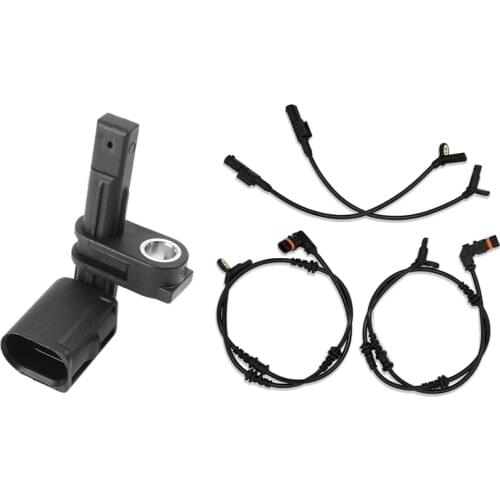 4Pcs Front Rear Wheel Speed Sensor for Mercedes-Benz W164 with ABS Speed ​​Sensor for - Q7 -Porsche Cayenne 92A