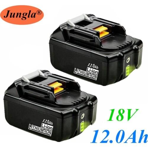 Original For Makita 18V 12000mAh Rechargeable Power Tools Battery with LED Li-ion Replacement LXT BL1860B BL1860 BL1850