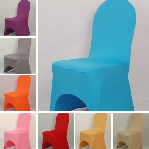 24 Colours Chair Cover Spandex Chair Cover China Universal Lycra Chair Cover Dining Chair Kitchen Washable Thick