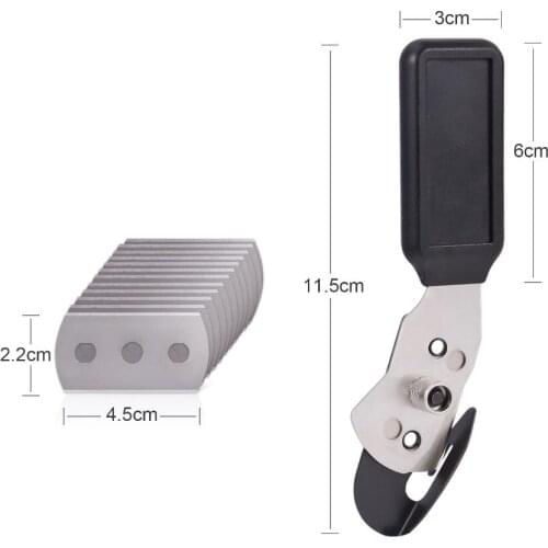 EHDIS Manual Vinyl Wrapping Cutter Utility Knife+12pcs Blade Auto Car Wrap Carbon Film Sticker Sheet Paper Cutting Hand Tool