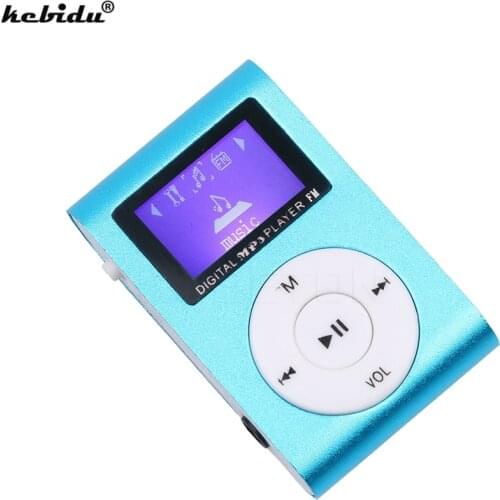 Kebidu 2018 Mini LCD Screen USB Clip Digital Mp3 Player Support Micro SD TF Card Hot Sale