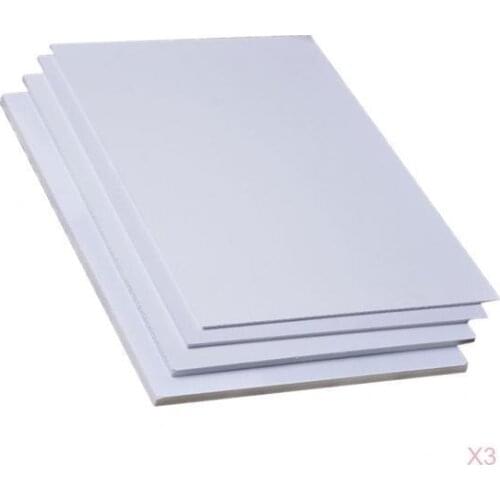 6pcs PVC Sheets Foam Board for DIY Model Sand Table Model 200 X 300 X 5mm