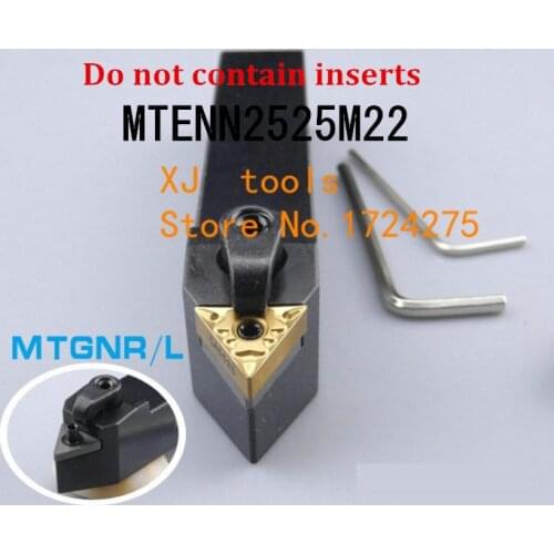 MTENN2525M22 Metal Lathe Cutting Tools,CNC Turning Tool,Lathe Machine Tools, External Turning Tool Type MTENN 25*25*150