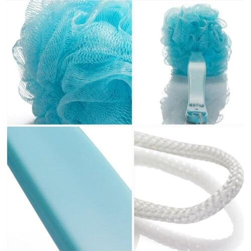 Soft Exfoliating Back Bath Shower Scrubber Body Skin Health Cleaning Long Reach Shower Brush can CSV
