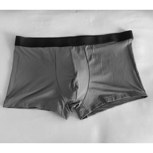 5 Pcs/Lot Mens Underwear Ice Knife Deer Feet Solid Color Fresh Soft Comfortable Underwear