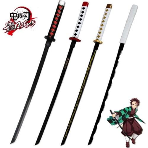 2021New Demon Slayer Sword Mini PU Knife Manga Demon Slayer PropTomioka Yoshio Cosplay Ninja Safe Katana Weapon Toy for Children