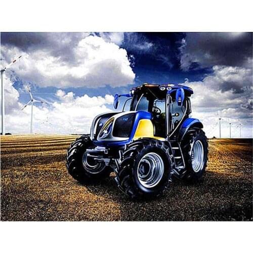 New Arrivals 5D DIY Full Round/Square Diamond Painting Tractor 3D Embroidery Cross Stitch Rhinestone Mosaic Home Decor Art YCK