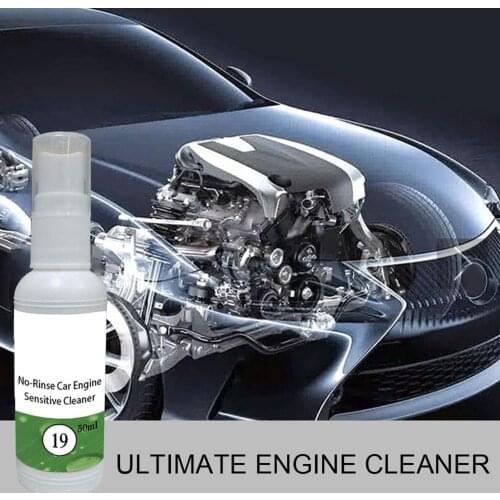 50ml/30ml Nano-Plating Remove Engine Compartment Oil Cleaner with Spray Nozzle Car Wash Care Car Supplies