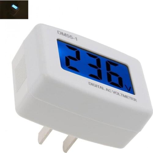 AC 80-300V Voltage Meter US Plug Volt Meter LCD Digital display Voltmeter Testers