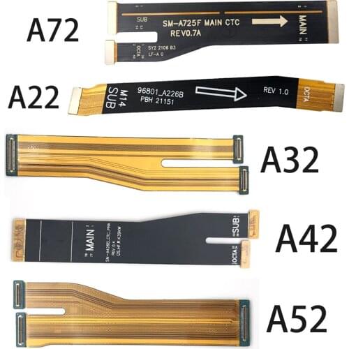 20Pcs，Main Board Connector Motherboard Connection Flex For Samsung A72 A22 A32 A42 A52 Connect Mainboard To LCD Screen Ribbon