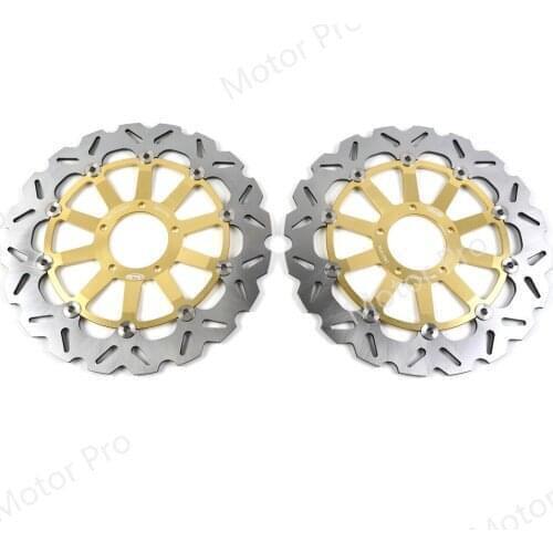 Front Brake Disc Rotor For Ducati MONSTER 797 ABS 2017 2018 Floating Brake Disk CNC Aluminum HYPERMOTARD ABS 2013 2014 2015 Gold