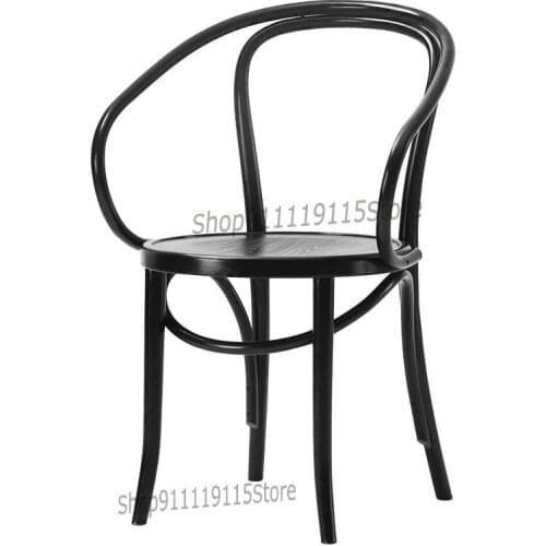 Nordic Solid Wood Dining Chair Family Chair Retro Leisure Simple Armchair Study Restaurant Back Chair Designer
