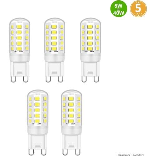 G9 Led 5W = 40W Bulb wwite Alternative G9 Halogen Capsule Bulb
