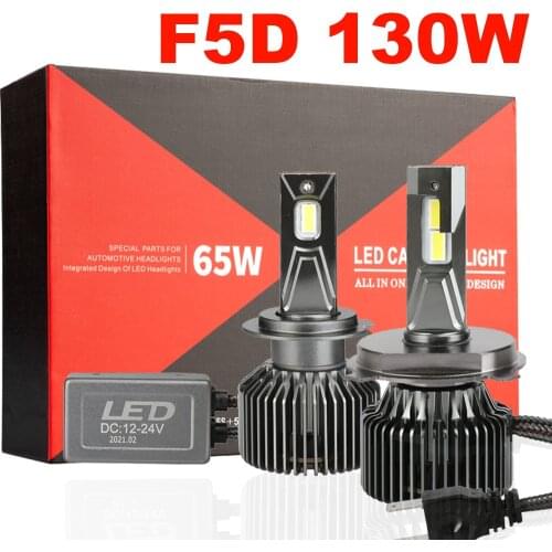 F5D LED H4 H11 LED Headlight Lamp H11 H4 Led Bulbs Canbus Light 6500k 130W CSP H8 9005 HB3 9006 HB4 9012 HIR2 12V-24V