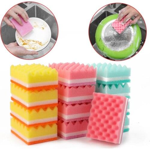 Kitchen Magic Sponge Eraser Cleaning Sponge Dishwashing Sponge Pot Dishwasher Household Cleaning Tools Kitchen Accessories