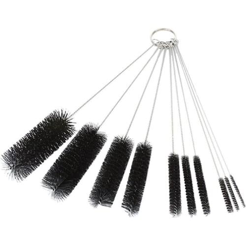 10 Pieces Home Accessories Multifunctional Useful Tool Nylon Stainless Steel Brushes