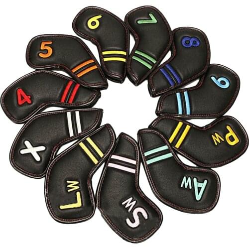 11x Durable Golf Iron Headcover Waterproof Irons Head Cover W/ No.Tag Golfer