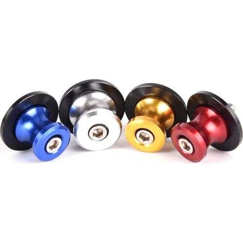 2pcs/lot Universal Motorcycle Accessories Parts Swingarm Spool Sliders 6mm Swing Arm Spools Sliders