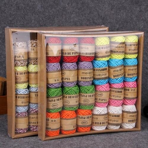 24pcs Rafi Grass Rope Christmas Home Decoration Party Wedding Decor Cords Gift DIY Craft Supplies Accessories