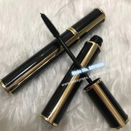 30pcs 50pcs DIY Light Black Empty Mascara Tube, High Grade Eyelash Cream Packaging Bottle,Gold Elegant Mascara Refillsble Tubes