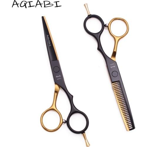 5.0 5.5 6.0 6.5 7.0'' Hair Scissors Professional Barber Scissors 440C Japanese Thinning Shears Hair Cutting Hairdressing A1029D