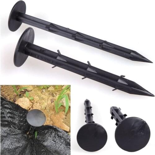 50pcs/Set Ground Nail Film Fixed Garden Pegs Greenhouse Film Weed Prevention Ground Cloth Sunshade Fly Net Plastic Fixed Pegs